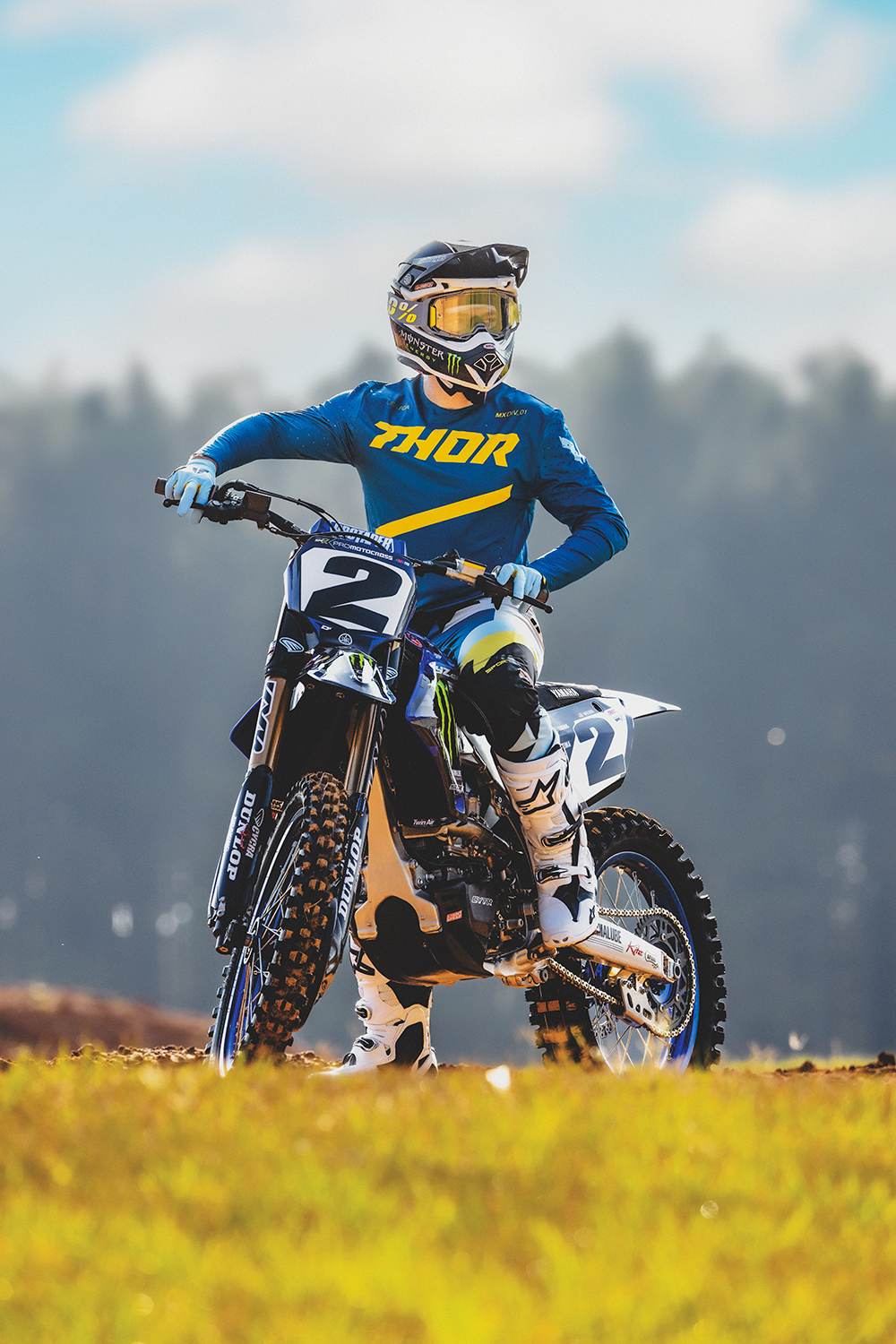 THOR Sportmode Brave Jersey - Blue - Medium (Part Number 2910-8095)