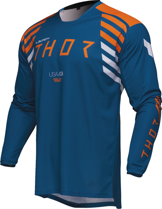 THOR Launchmode Zone Jersey - Blue, Part Number 2910-8237 - Men's Performance Cycling Top