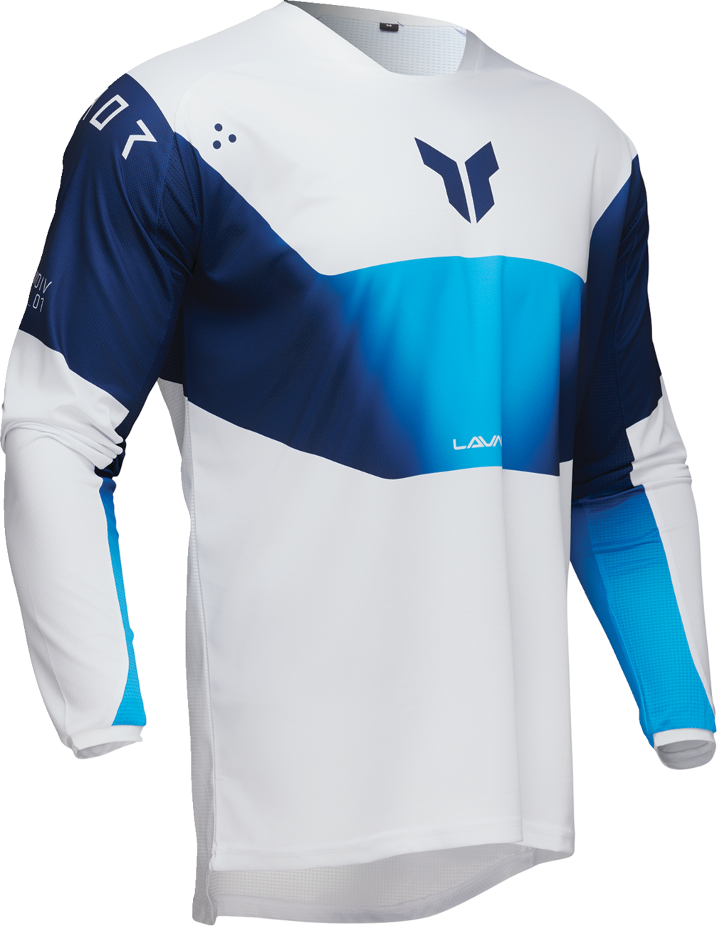 THOR Launchmode Storm Jersey - White - Large (Part Number 2910-8233)