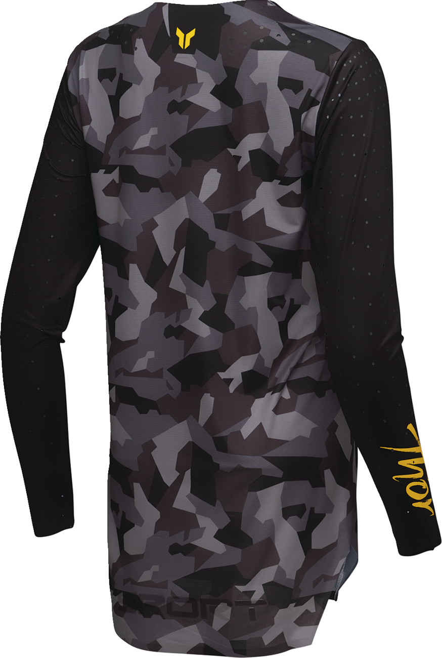 THOR Women's Sportmode Shadow Jersey - Black XL (Part No. 2911-0329)