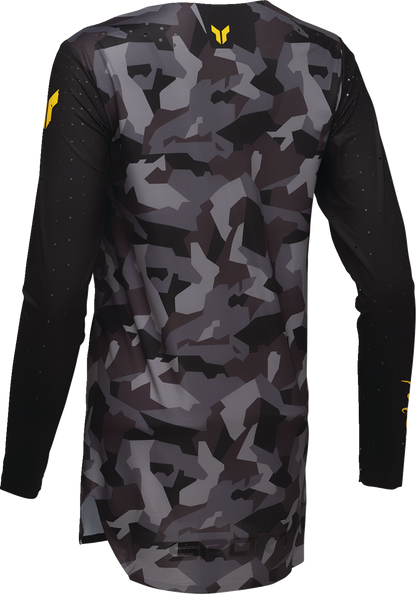 THOR Women's Sportmode Shadow Jersey - Black XL (Part No. 2911-0329)