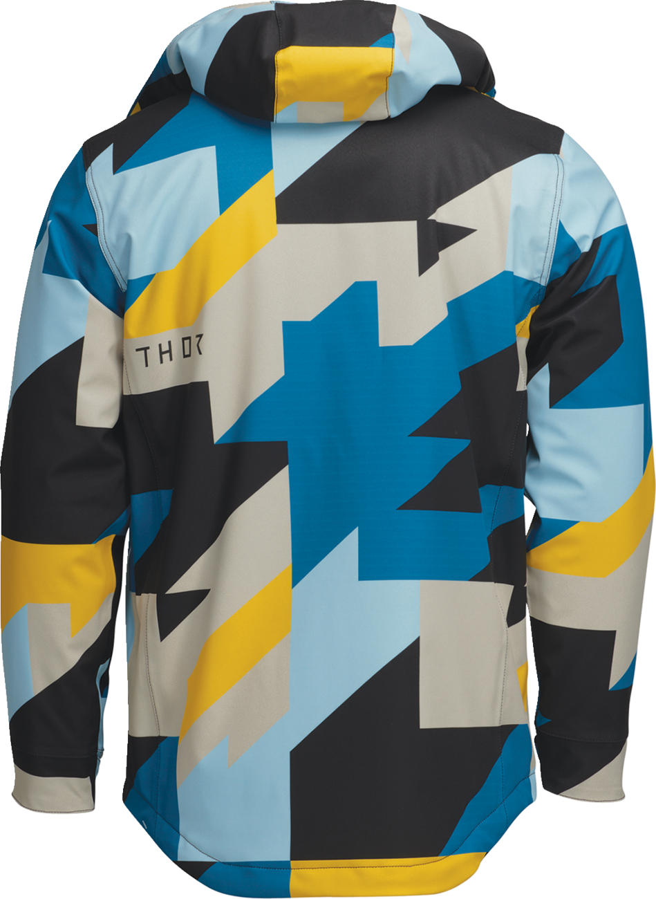 THOR Tour Jacket - Brave Blue/Yellow, Medium - Part Number 2920-0818