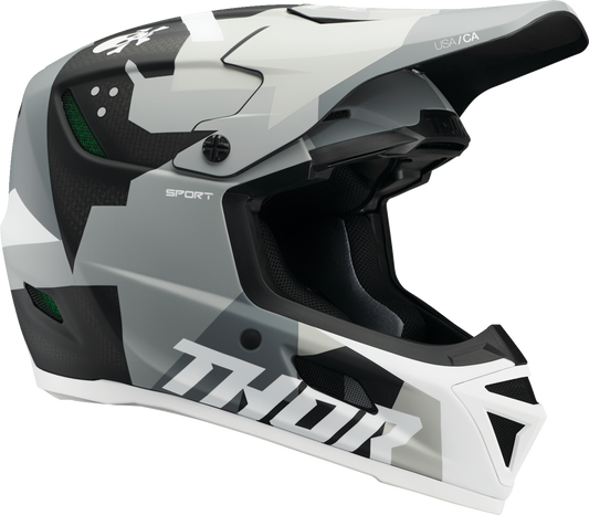 THOR Reflex Sport Carbon Helmet - Brave MIPS® - Gray/White - XL (Part Number 0110-8761)