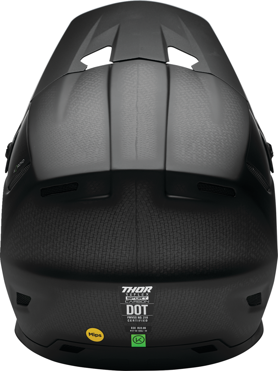 THOR Reflex Sport Carbon Helmet - Stealth Black with MIPS® - Size XS - Part Number 0110-8763