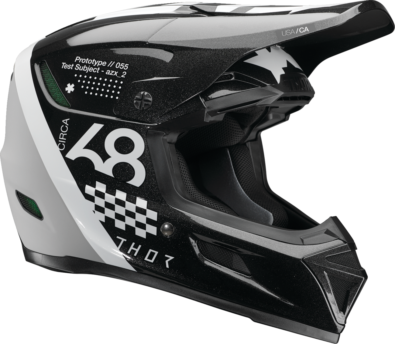 THOR Reflex Sport Helmet Riot MIPS® Black/White XL - Part 0110-8779