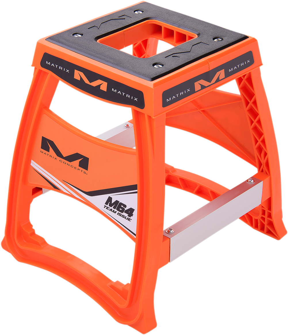 MATRIX CONCEPTS, LLC Stand Elite Orange/Black M64 106 – Lightweight Bike Stand with Anti-Flex Support Tubes