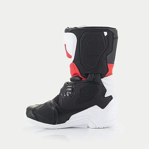 Alpinestars Tech 3S Kids MX Boots (White/Black/Bright Red, 10)
