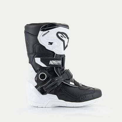 Alpinestars Tech 3S Kids MX Boots (White/Black, 12)