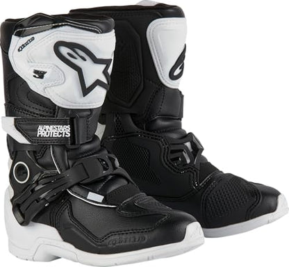 Alpinestars Tech 3S Kids MX Boots (White/Black, 12)