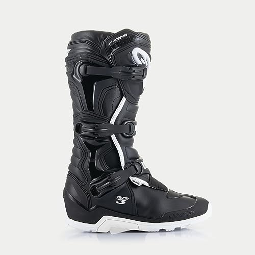 Alpinestars 2013324-12-15: Tech 3 Enduro Wtrprf Boots Black/White Sz 15