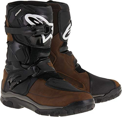 Alpinestars 2047317-82-12 Belize Drystar Boots Brown Oiled Leather Sz 12