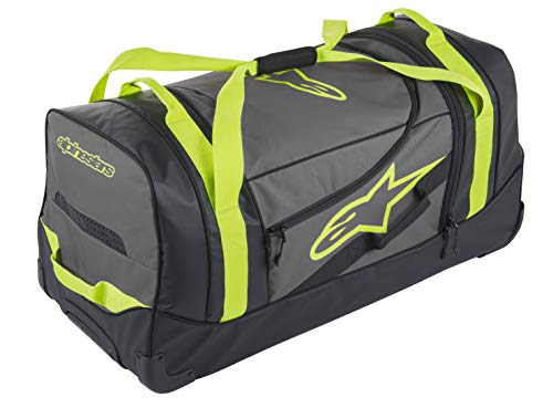Alpinestars 6106118-1155 Komodo Travel Bag, Black/Anthracite/Yellow, One Size