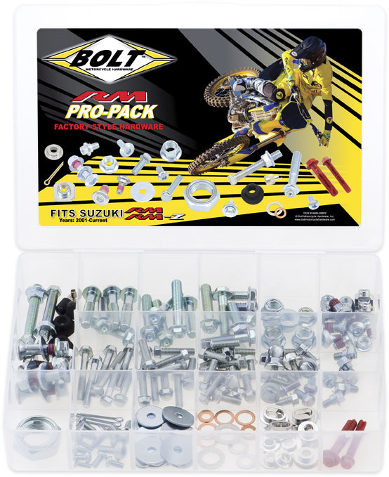 BOLT Pro Pack for Suzuki RM-Z250 (2004-2013) - Complete Restoration and Rebuild Kit