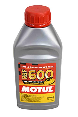 Motul MTL100949 8068HL RBF 600 Factory Line Dot-4 100 Percent Synthetic Racing Brake Fluid-500, 300. ml, 3 Pack