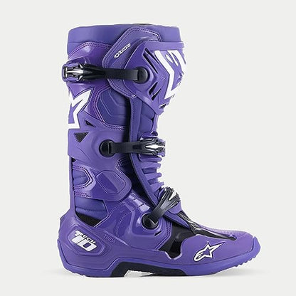 Alpinestars Tech 10 Motocross Boots (Ultraviolet/Black, 8)