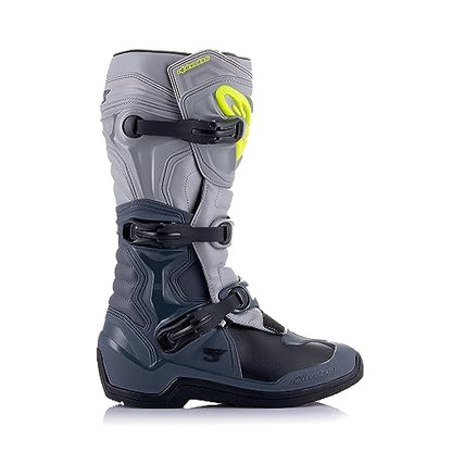 Alpinestars Tech 3 Motocross Boots (Dark Grey/Light Grey/Black, 11)