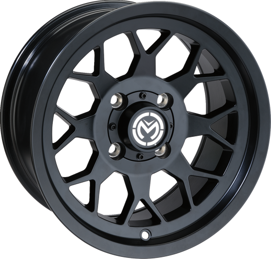 Moose Offroad 27X Front Wheel in Black with 4x156 Bolt Pattern - Model 27MO127156MB4