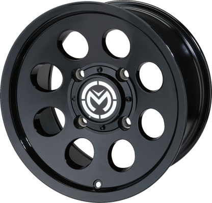 Moose Offroad 26X Wheel - 14x7 Inch Black Alloy for 4/156 Bolt Pattern - Part Number 26MO147156GB4