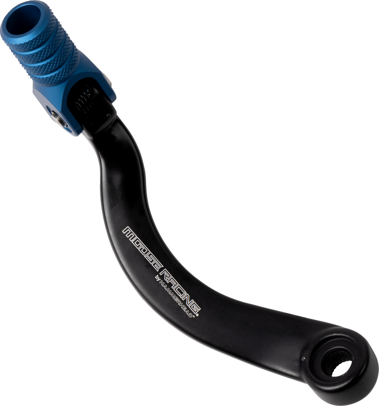 MOOSE OFFROAD Blue CNC Machined Aluminum Shift Lever for ATV and Dirt Bikes - Part 81-0766-02-20