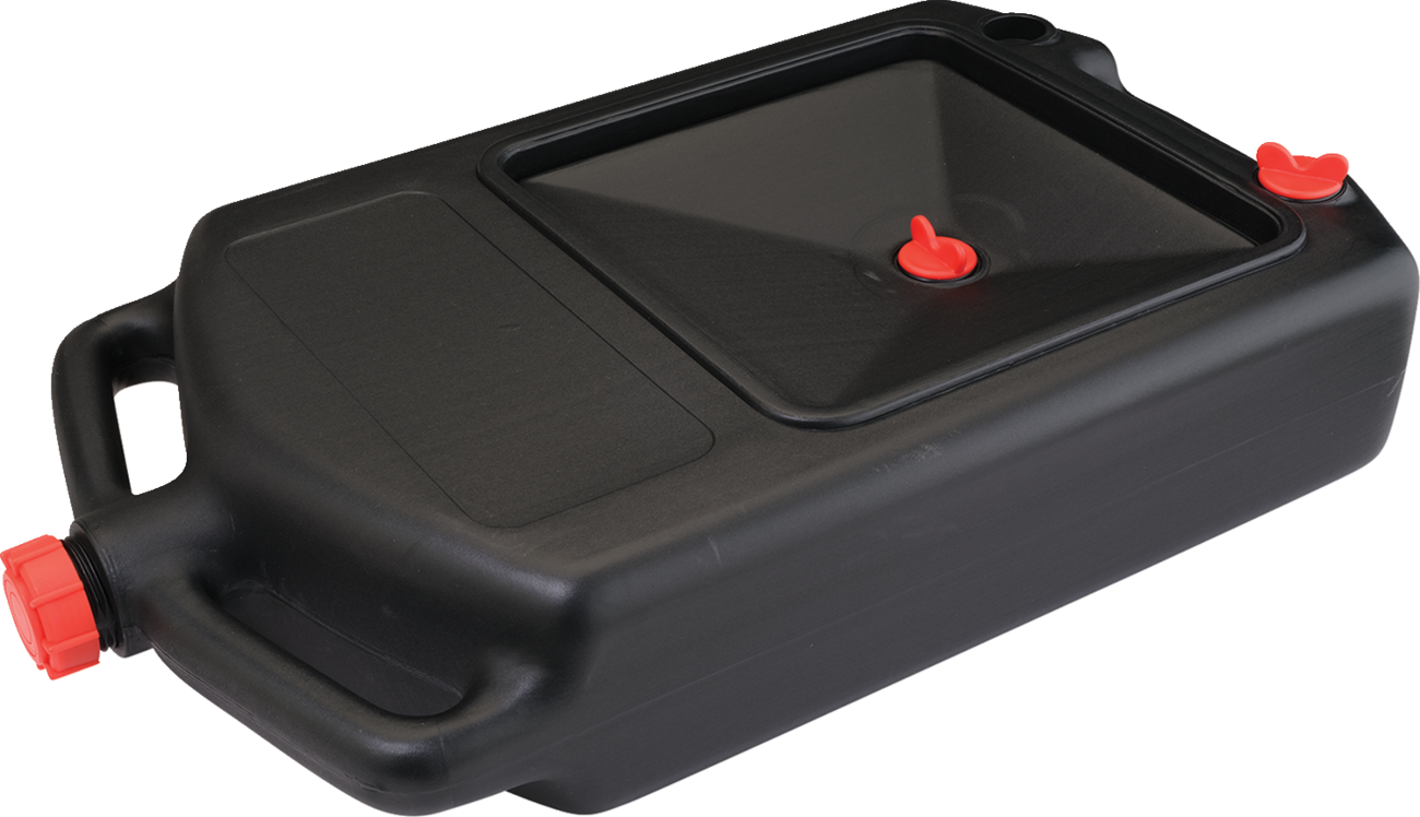 MOOSE OFFROAD 8-Liter Oil Drain Pan (Part No. 15-6088) for Efficient Oil and Anti-Freeze Recovery