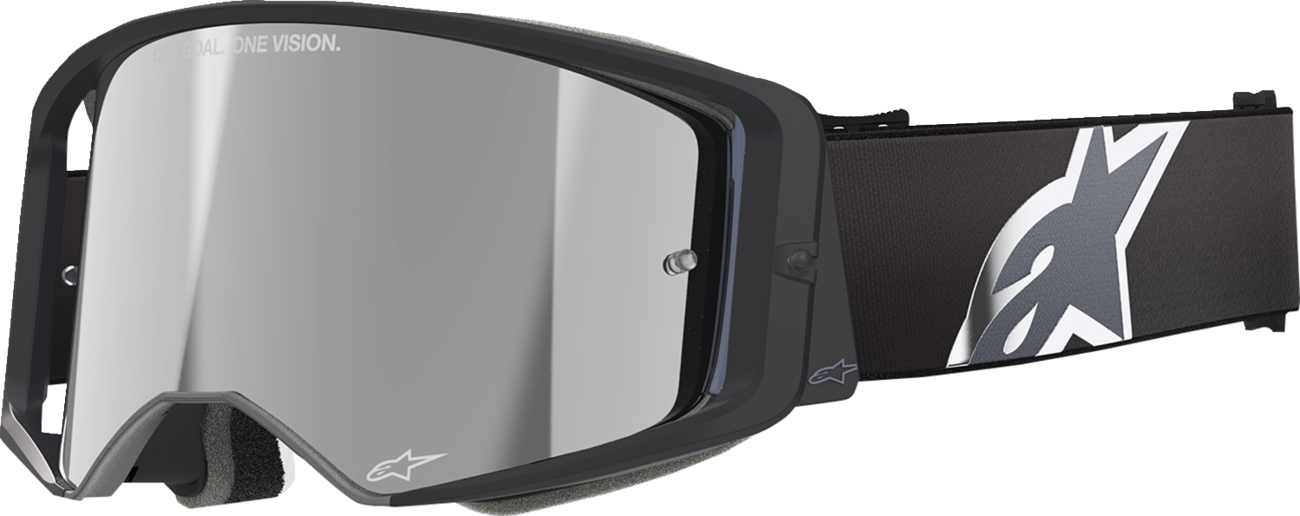 Alpinestars GOGGLES Supertech Goggle with ABS Vision Gray Mirror Lens - Black