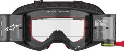 Alpinestars Supertech Roll-Off Goggle with Clear Lens and Black/Gray Frame - Part 5100425-1518