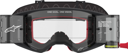 Alpinestars Supertech Roll-Off Goggle with Clear Lens and Black/Gray Frame - Part 5100425-1518