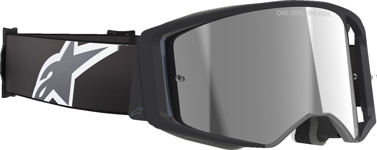 Alpinestars GOGGLES Supertech Goggle with ABS Vision Gray Mirror Lens - Black