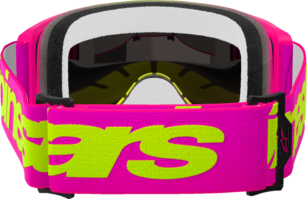 Alpinestars GOGGLES Vision 5 Goggle - Pink/Yellow Fluo with Red Mirror Lens - Part #5102425-3085