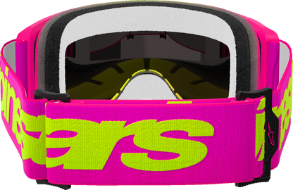 Alpinestars GOGGLES Vision 5 Goggle - Pink/Yellow Fluo with Red Mirror Lens - Part #5102425-3085