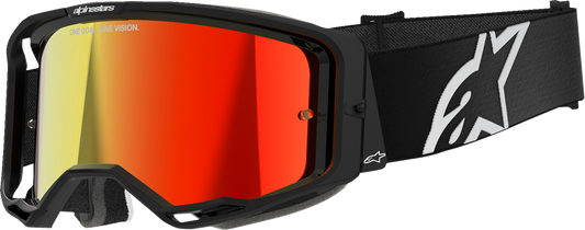 Alpinestars GOGGLES Vision 8 Black with Red Mirror Lens - Part 5101625-1446