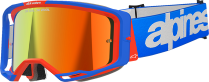 Alpinestars GOGGLES Vision 8 Blue/Orange Red Mirror - Part 5101325-7303
