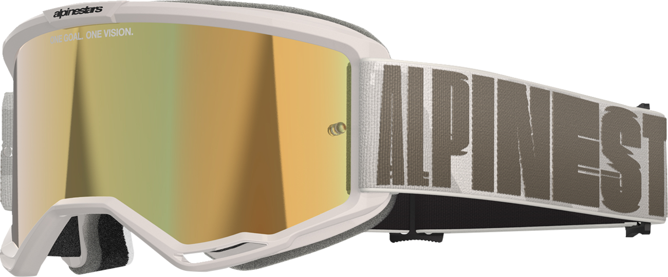 Alpinestars GOGGLES Vision 5 Hollow Wind Goggle with Gold Mirror Lens - Model 5102225-7311