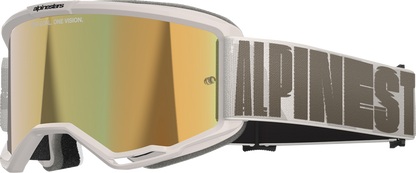 Alpinestars GOGGLES Vision 5 Hollow Wind Goggle with Gold Mirror Lens - Model 5102225-7311