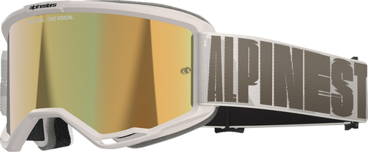 Alpinestars GOGGLES Vision 5 Hollow Wind Goggle with Gold Mirror Lens - Model 5102225-7311