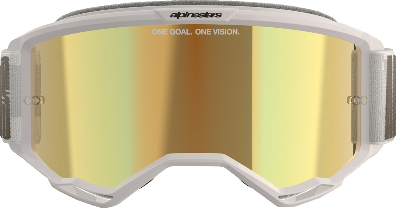 Alpinestars GOGGLES Vision 5 Hollow Wind Goggle with Gold Mirror Lens - Model 5102225-7311