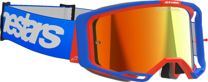 Alpinestars GOGGLES Vision 8 Blue/Orange Red Mirror - Part 5101325-7303