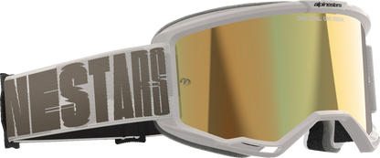 Alpinestars GOGGLES Vision 5 Hollow Wind Goggle with Gold Mirror Lens - Model 5102225-7311