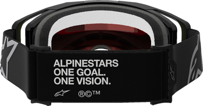 Alpinestars GOGGLES Vision 8 Black with Red Mirror Lens - Part 5101625-1446