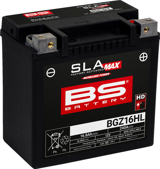 BS BATTERY BGZ16HL (GYZ) 300932 Maintenance-Free Sealed AGM Battery