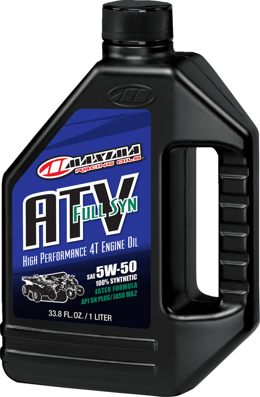 MAXIMA RACING OIL ATV Full Synthetic Engine Oil 5W-50 – Part Number 30-86901
