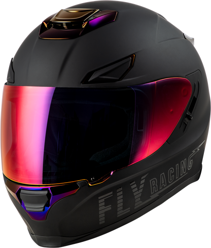 Sentinel Recon Helmet Matte Black/Purple Chrome 2x