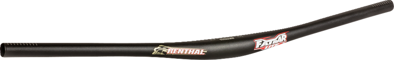 RENTHAL Fatbar® Lite35 Handlebar - 10 mm, Black, Model M164-01-006-01