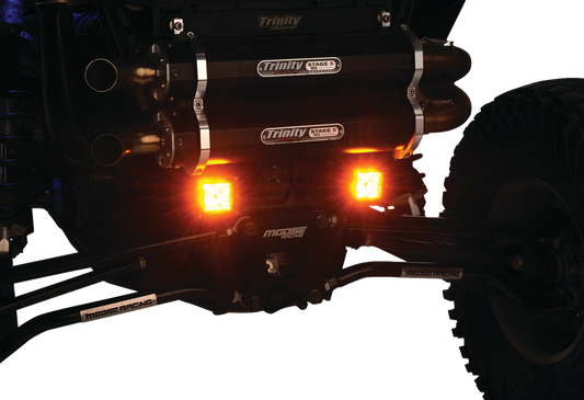 Moose Offroad LED Light Pods - 3-Inch Green MSE-LPKITA for Hunting and Fishing