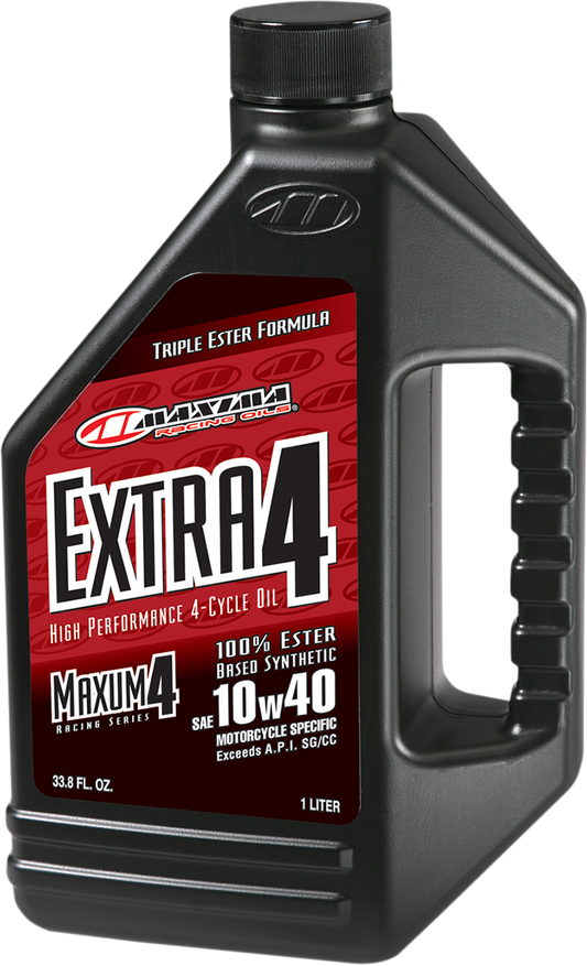 MAXIMA RACING OIL Extra Synthetic 4T Oil 10W40 – 1 Quart, Part Number 16901