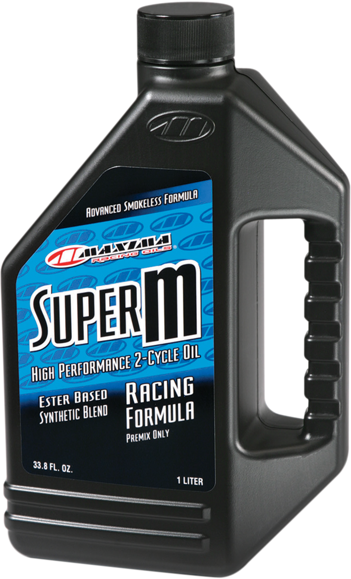 Maxima Racing Oil Super M Premix 2T Oil - 1 Quart - High-Performance Synthetic Blend