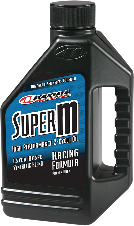 MAXIMA RACING OIL Super M Premix 2T Oil - 64 fl oz | High-Performance Synthetic Blend