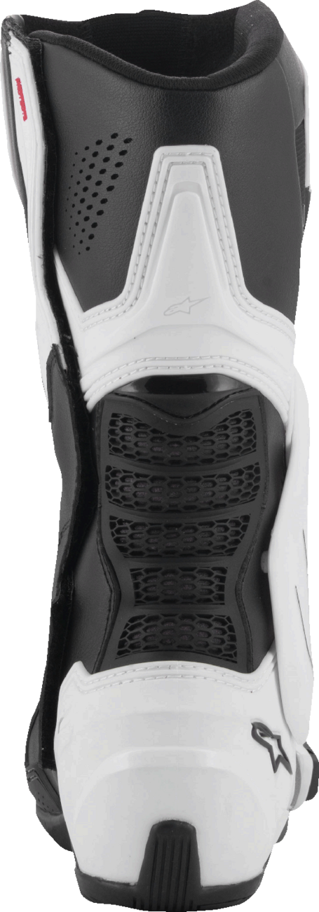 Alpinestars SMX-6 V3 Vented Motorcycle Boots - Black/White, US 12.5 / EU 48 - Part Number 2223225-21-48