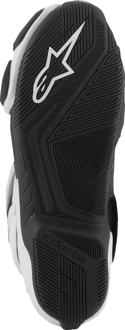 Alpinestars SMX-6 V3 Vented Motorcycle Boots - Black/White, US 12.5 / EU 48 - Part Number 2223225-21-48