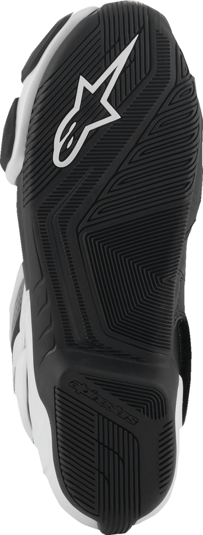Alpinestars SMX-6 V3 Vented Motorcycle Boots - Black/White, US 12.5 / EU 48 - Part Number 2223225-21-48